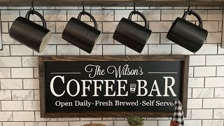 Coffee Corner  Coffee Bar Design TheDecorDetective [upl. by Eelac174]