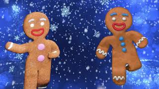 Gingerbread Dancers for Holiday Projections [upl. by Eenobe]