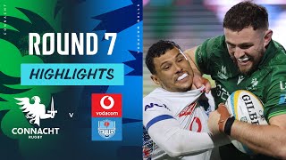 Connacht v Vodacom Bulls  Highlights  Round 7  URC 202425 [upl. by Lindblad]