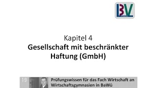 Gesellschaft mit beschränkter Haftung GmbH WG K04 T04 [upl. by Rebmat509]