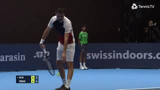 Cilic vs Tabilo Basel 2024 Highlights [upl. by Ardnuasac]