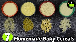 7 Homemade Baby Cereal For 6 Months Old  Stage 1 Baby Cereal  Instant Homemade Baby Cerelac [upl. by Nove]