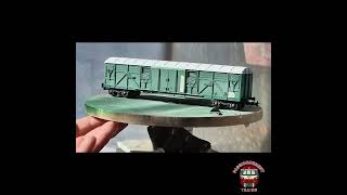 TUTO N°3  PATINE DUN WAGON COUVERT BEGON VERT [upl. by Pieter343]