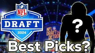 The Ten Best Draft Picks of the 2024 NFL Draft [upl. by Wandie]