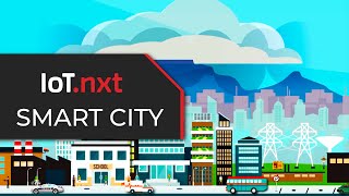 IoTnxt Smart City Animation [upl. by Zenobia]