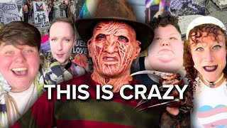 Reacting to Insane Woke TikToks Halloween Special [upl. by Aonehc816]