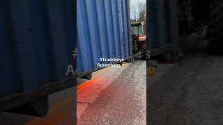 Even Superman can use a helping hand 🤠 cowboykd truckboys shippingcontainer trucks truck ￼ [upl. by Nate]