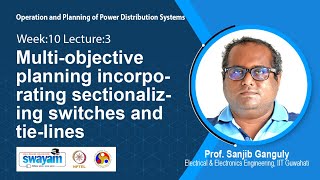 Lec 28 Multiobjective planning incorporating sectionalizing switches and tielines [upl. by Stephani]