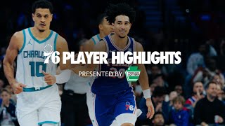 Player Highlights Jared McCain vs Charlotte Hornets  111024 [upl. by Abroms183]