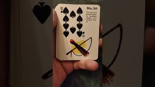 Gypsy Witch Fortune Telling Playing Cards Flip Through [upl. by Friend]