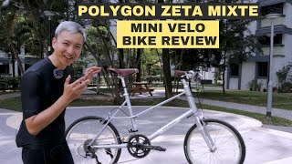 Stylish and fun Mini Velo  Polygon Zeta Mixte Review [upl. by Nnairret]