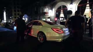 Mercedes CLS Carlsson CK 63 RS revving  Incredible sound [upl. by Ocirederf]