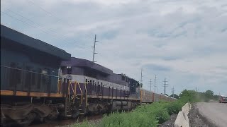 Railfanning at Blasdell ft CSX 1871 [upl. by Bunns745]