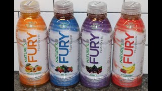 Nature’s Fury NutriDrink Peach Mango Berry Grape amp Strawberry Banana Review [upl. by Abisia]