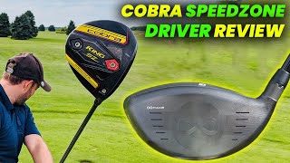 High Handicapper Golf Driver Cobra Speedzone Driver Review  Distance Forgiveness [upl. by Gesner]