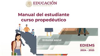 Manual del curso propedéutico EDIEMS ENTORNO SOCIAL COMPLETO 20242025 [upl. by Datha]