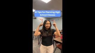 10 Tips for Planning High School Classes [upl. by Jerroll921]