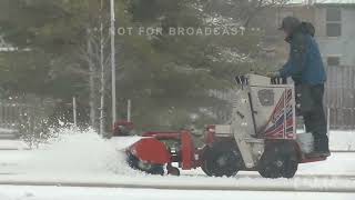 03122022  North Wales PA  Heavy Snow Winds and Snow Removal [upl. by Novit]