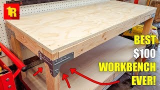 BEST DIY WORKBENCH BUILD EVER [upl. by Tamqrah]