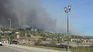 Day 1 Mountain Fire 153 pm california socal [upl. by Prissie]