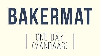 Bakermat  One Day Vandaag Oliver  amp Matthew K Remix Cover Art [upl. by Eiramik811]