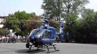 HD  Bundespolizeihubschrauber EC 135 Landeanflug  Landung [upl. by Lucia]