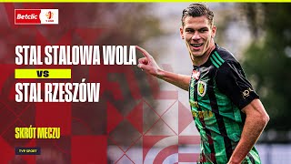 SKRÓT STAL STALOWA WOLA  STAL RZESZÓW EFEKTOWNE TRAFIENIE OZDOBĄ MECZU  BETCLIC 1 LIGA [upl. by Alleda518]