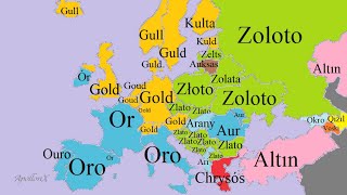 Metals  Periodic Table  European Languages Comparison [upl. by Dunkin]