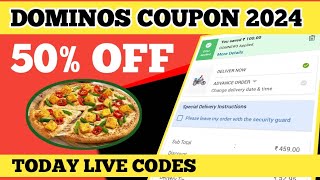 dominos coupon 2024  dominos 2024 coupon code  dominos codes 2024 [upl. by Nigrom]