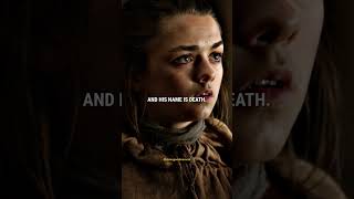 There is only one god and his name is Death 💀💀💀  Arya Stark X Syrio Forel  Game of Thrones [upl. by Ailemor]