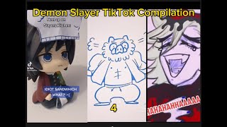 Demon Slayer TikTok Compilation 4  KNY  Read Description [upl. by Ramalahs]