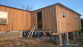 Finishing Board amp Batten Siding And Trim Work [upl. by Ilona]