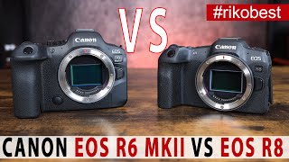 Canon EOS R8 VS R6 Mark II  Ist die R8 eine Baby R6 MKII Wo liegen die Unterschiede Review [upl. by Eiznikam]