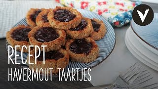 Havermout taartjes  Recept  VETJEBOL [upl. by Tennes433]