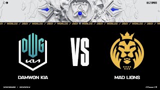 DK vs MAD  Worlds Quarterfinals Day 3  DWG KIA vs MAD Lions  Game 3 2021 [upl. by Hightower]