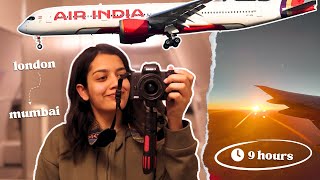 LONDON to MUMBAI  Air India Direct Flight Review 2024  Aarati Kulkarni [upl. by Derry]