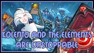 Hearthstone Kolento and the elements are unstoppable ele mage [upl. by Moonier651]