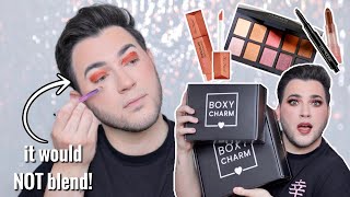 Boxycharm Double Unboxing Premium vs Base Box May 2021 try on [upl. by Ahsitaf75]