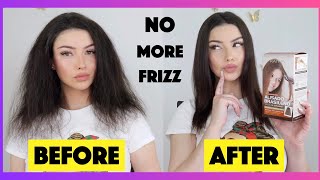 Keratin Treatment At Home Step by Step  Kativa Brazilian Hair Straightening  v e r a [upl. by Enamrahs]