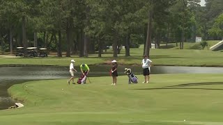 Watch the golf pros up close at The Insperity Invitational golf tournament in The Woodlands  Ho [upl. by Taimi638]