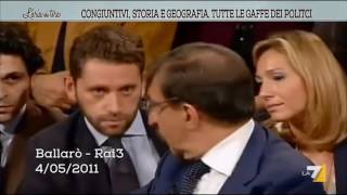 Congiuntivi storia e geografia Tutte le gaffe dei politici [upl. by Ellehcram]