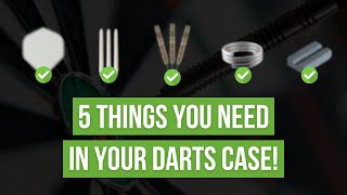 5 Things you NEED in your DARTS CASE  Whats In My Darts Case 2024 [upl. by Dnomyad]