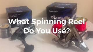 Okuma Surf 8K And Tomcat 8000 How to choose your fishing reel Review of Spinning reels [upl. by Leihcar]