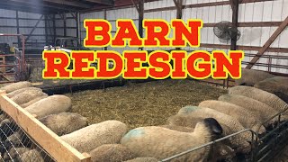 Redesigning Sheep Barn For Efficient Lambing [upl. by Edmonds]