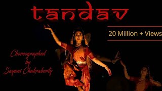 TANDAV  Choreography by Sayani Chakraborty Times music spiritual  Shankar Mahadevan [upl. by Tjaden]