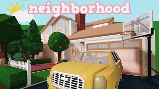 Familys NEIGHBORHOOD TOUR NEW HOUSE🏡 Roblox Bloxburg Roleplay roleplay [upl. by Ardell453]