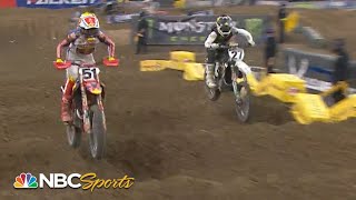 Supercross Round 11 in Indianapolis  EXTENDED HIGHLIGHTS  31922  Motorsports on NBC [upl. by Ennasus]