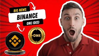 ONE OES on Binance  oneecosystem dealshaker one oes onecoin [upl. by Nicolis]