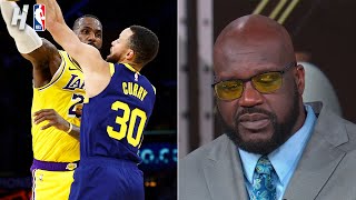 TNT Crew reacts to Warriors vs Lakers Highlights [upl. by Millicent]