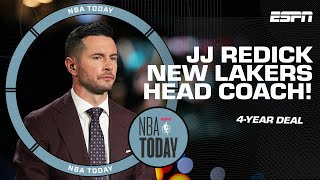 Theres a lot of UPSIDE  Woj on Lakers making JJ Redick new head coach 🙌  NBA Today [upl. by Drahsir148]